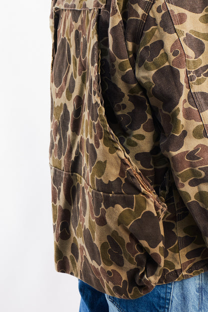 1985 Vintage Carhartt CQ103 Duck Camo Hunting Jacket (M/L)