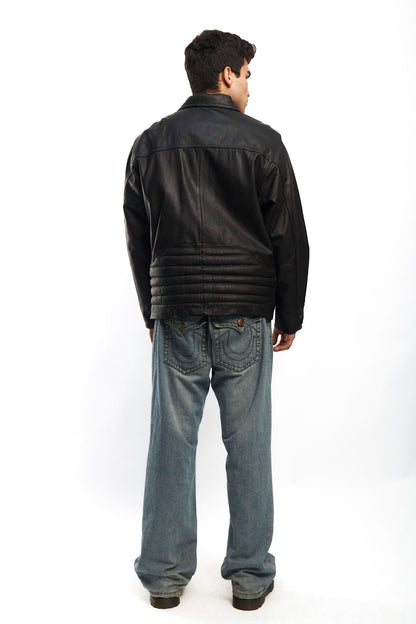 2000 Wilson x M Julian Moto Leather Cafe Racer Jacket(M/L)
