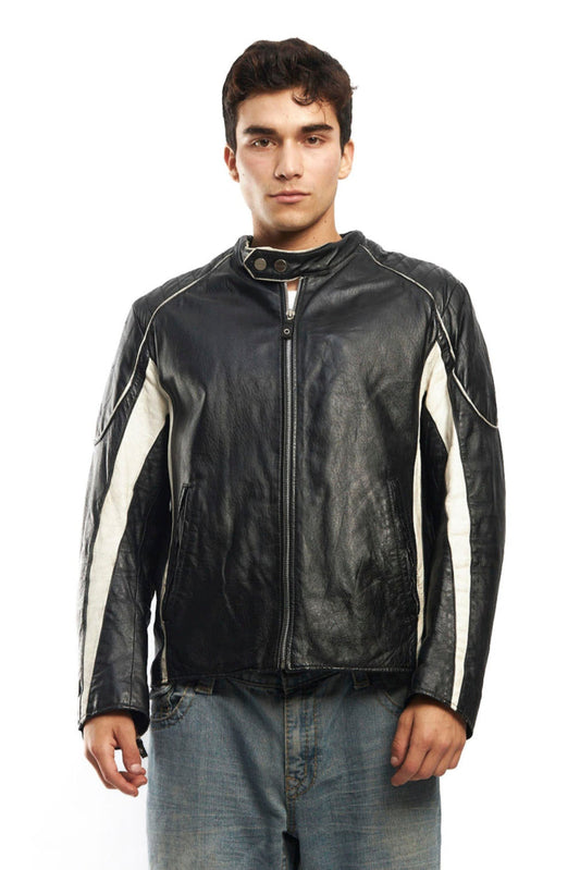 2000 Wilson x M Julian Moto Leather Cafe Racer Jacket(M/L)