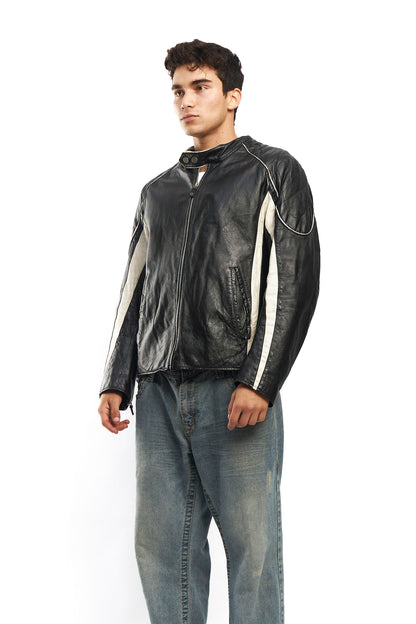 2000 Wilson x M Julian Moto Leather Cafe Racer Jacket(M/L)