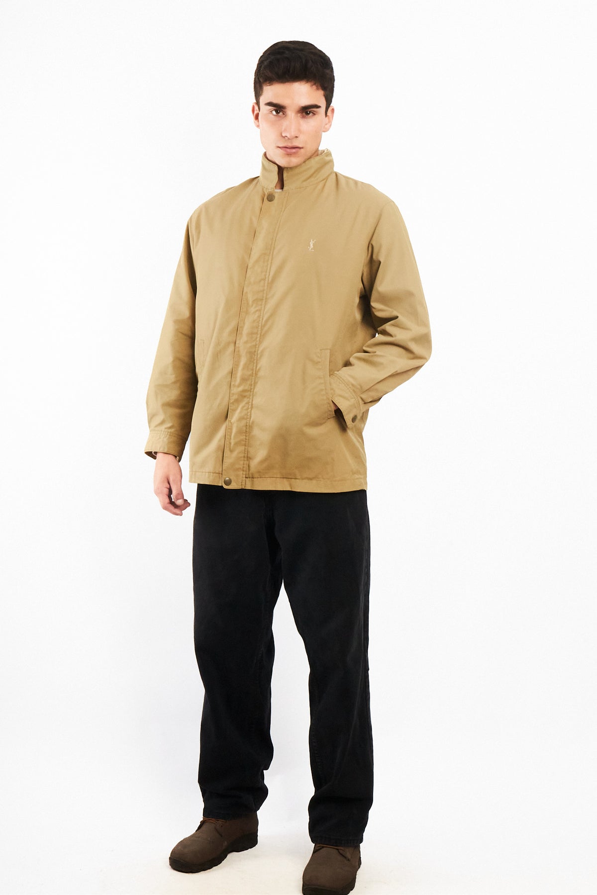 2000 Vintage Yve Saint Laurent Green Harrington (M)