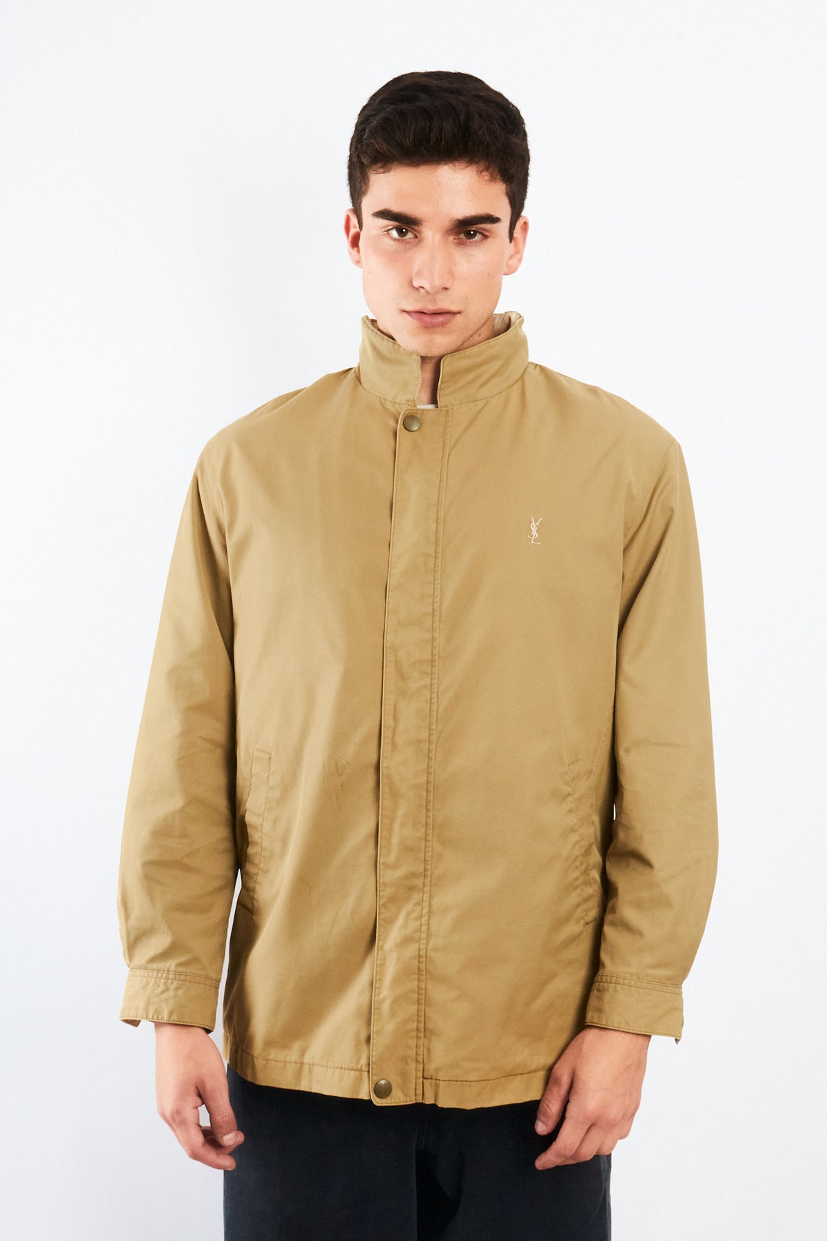 2000 Vintage Yve Saint Laurent Green Harrington (M)