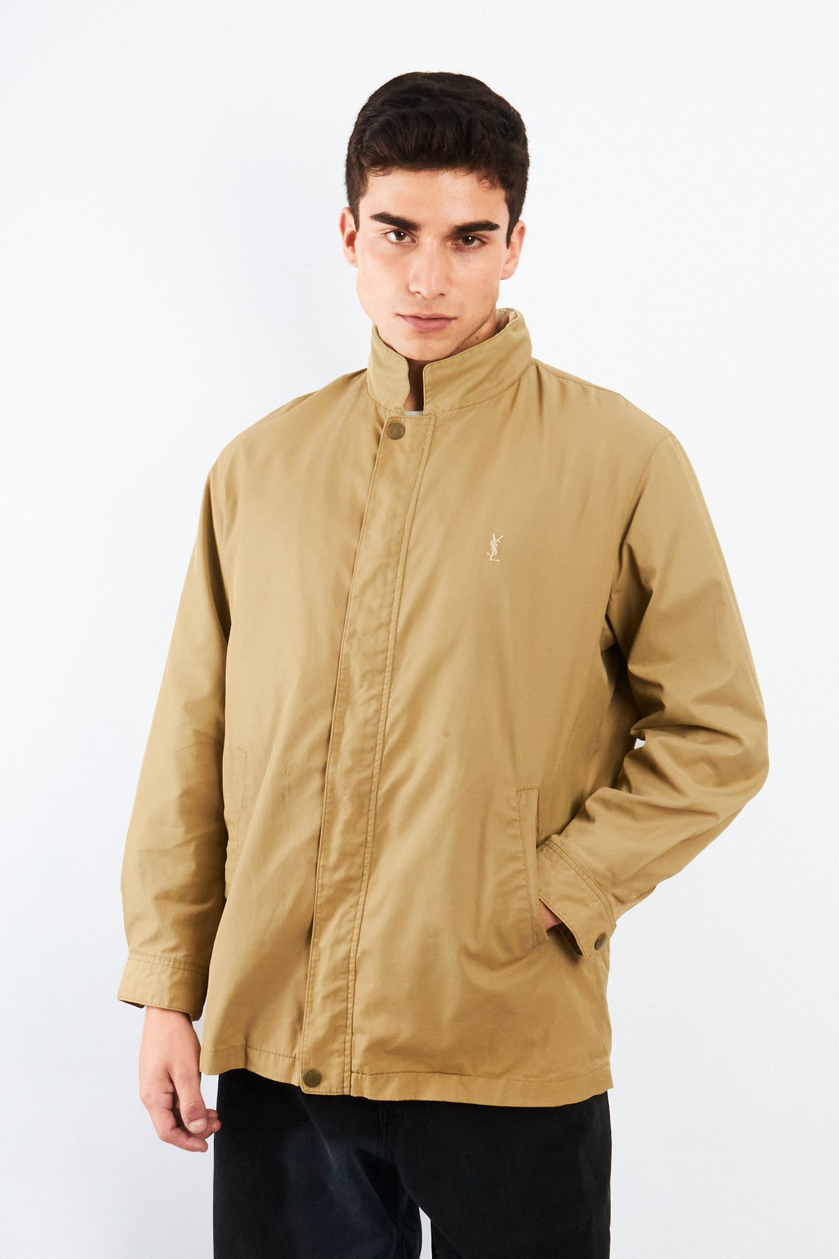 2000 Vintage Yve Saint Laurent Green Harrington (M)