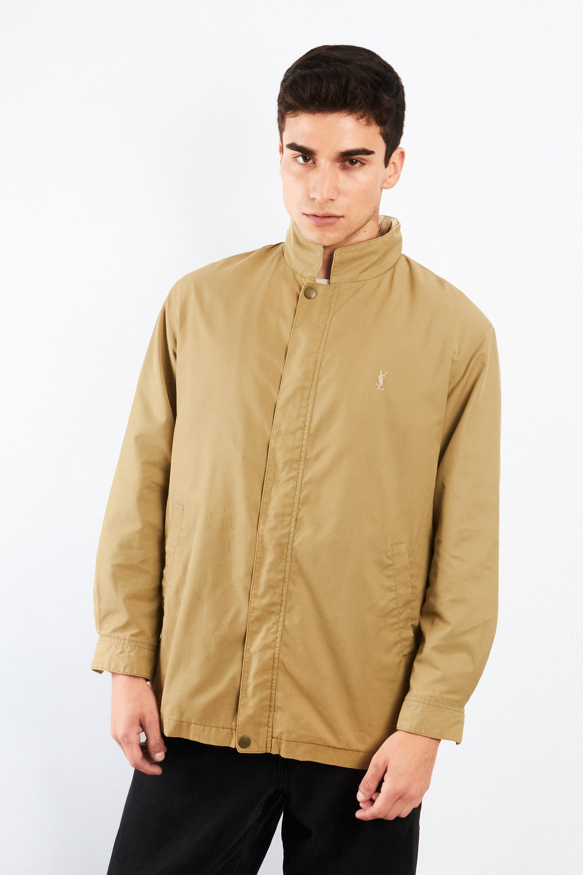 2000 Vintage Yve Saint Laurent Green Harrington (M)