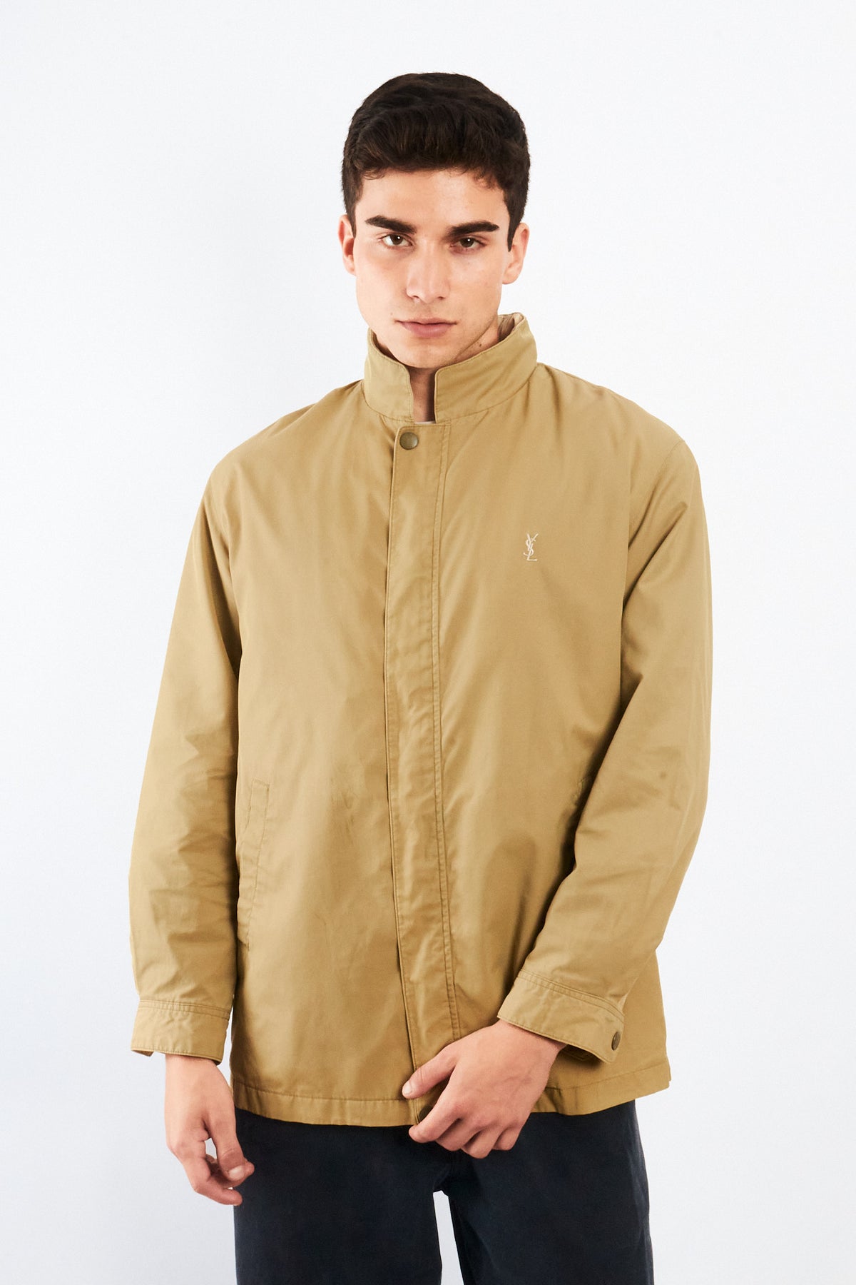 2000 Vintage Yve Saint Laurent Green Harrington (M)