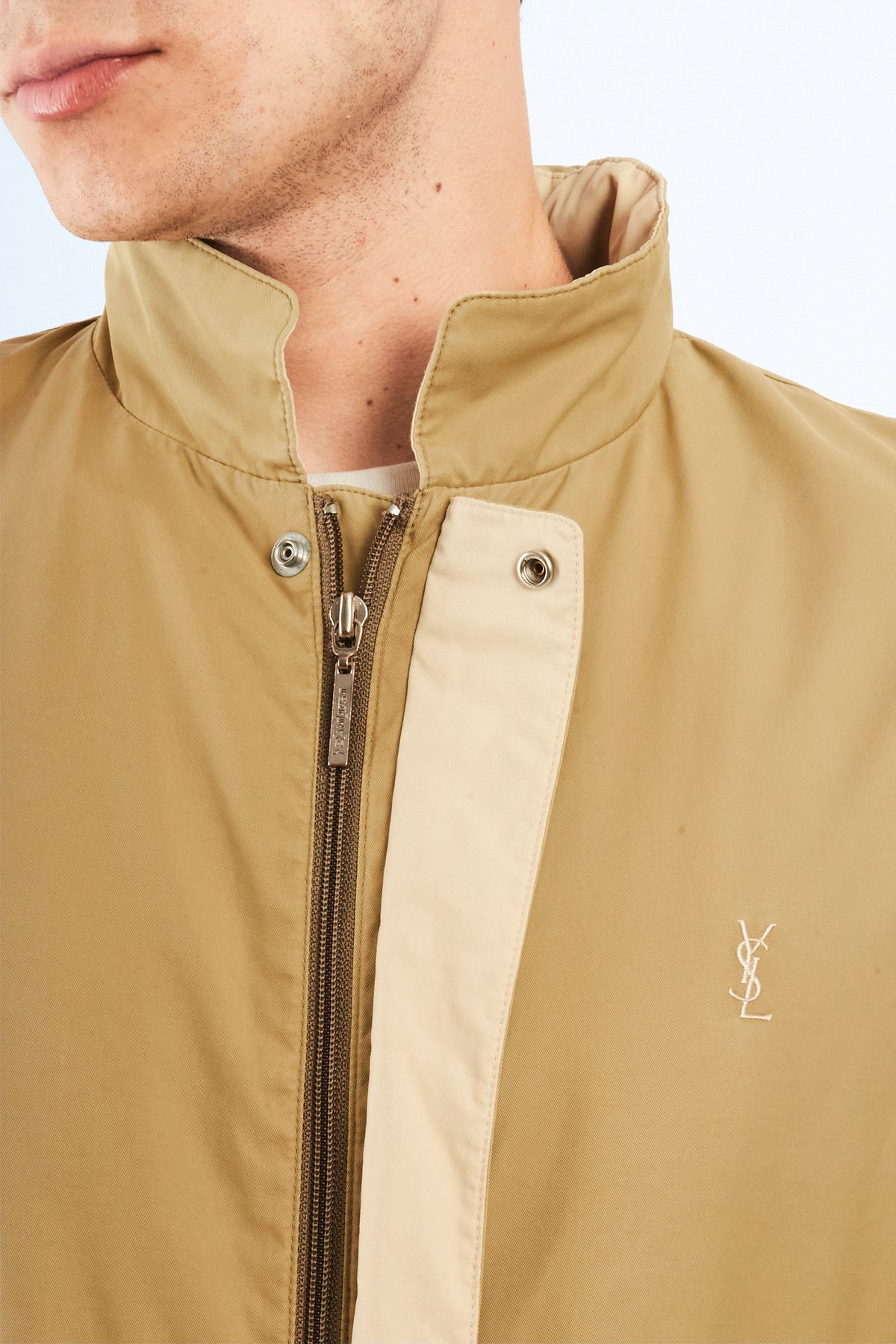 2000 Vintage Yve Saint Laurent Green Harrington (M)