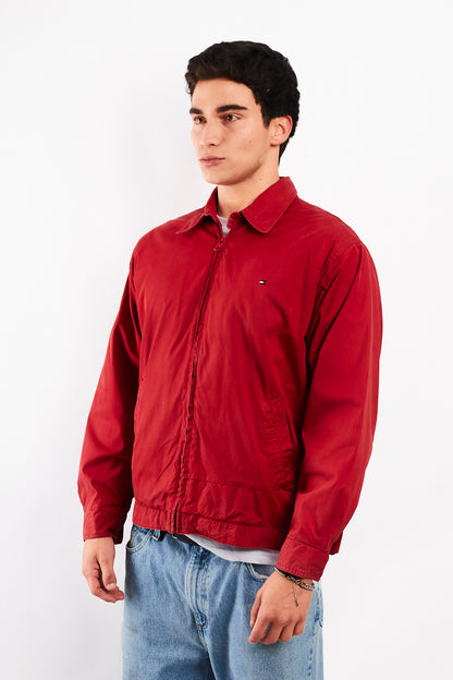 2000 Vintage Tommy Hilfiger Crimson Red Harrington (M)