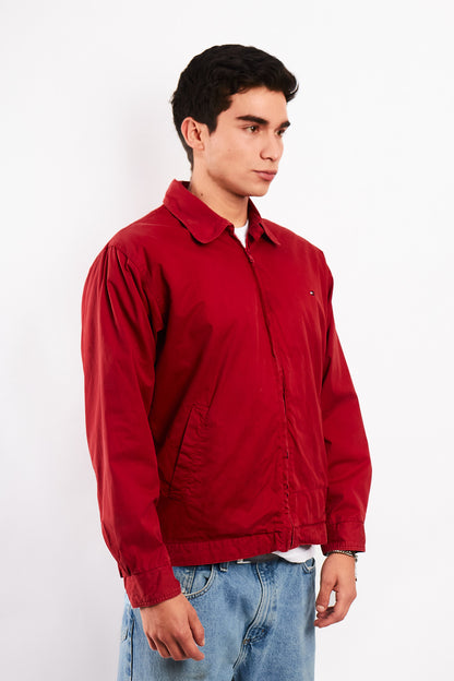2000 Vintage Tommy Hilfiger Crimson Red Harrington (M)