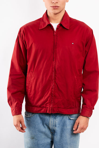2000 Vintage Tommy Hilfiger Crimson Red Harrington (M)