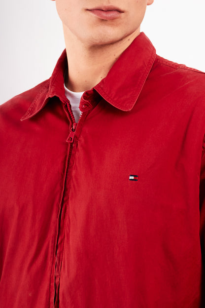 2000 Vintage Tommy Hilfiger Crimson Red Harrington (M)