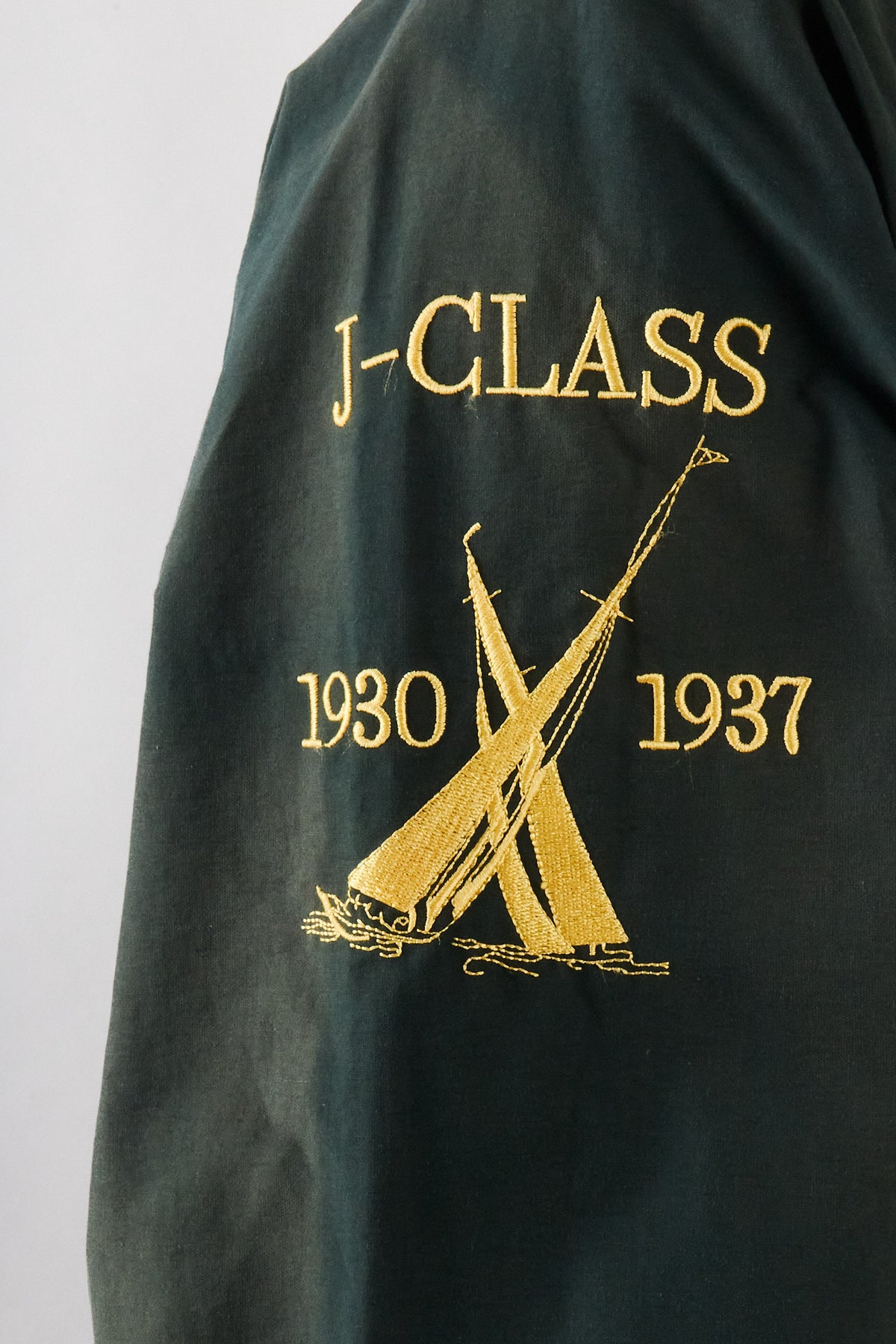1990 Vintage Nautica Challenge J-Class Forest Green Jacket (M)