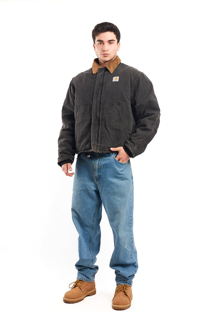 Vintage Carhartt Quilted Graphite Artic Jacket (M)