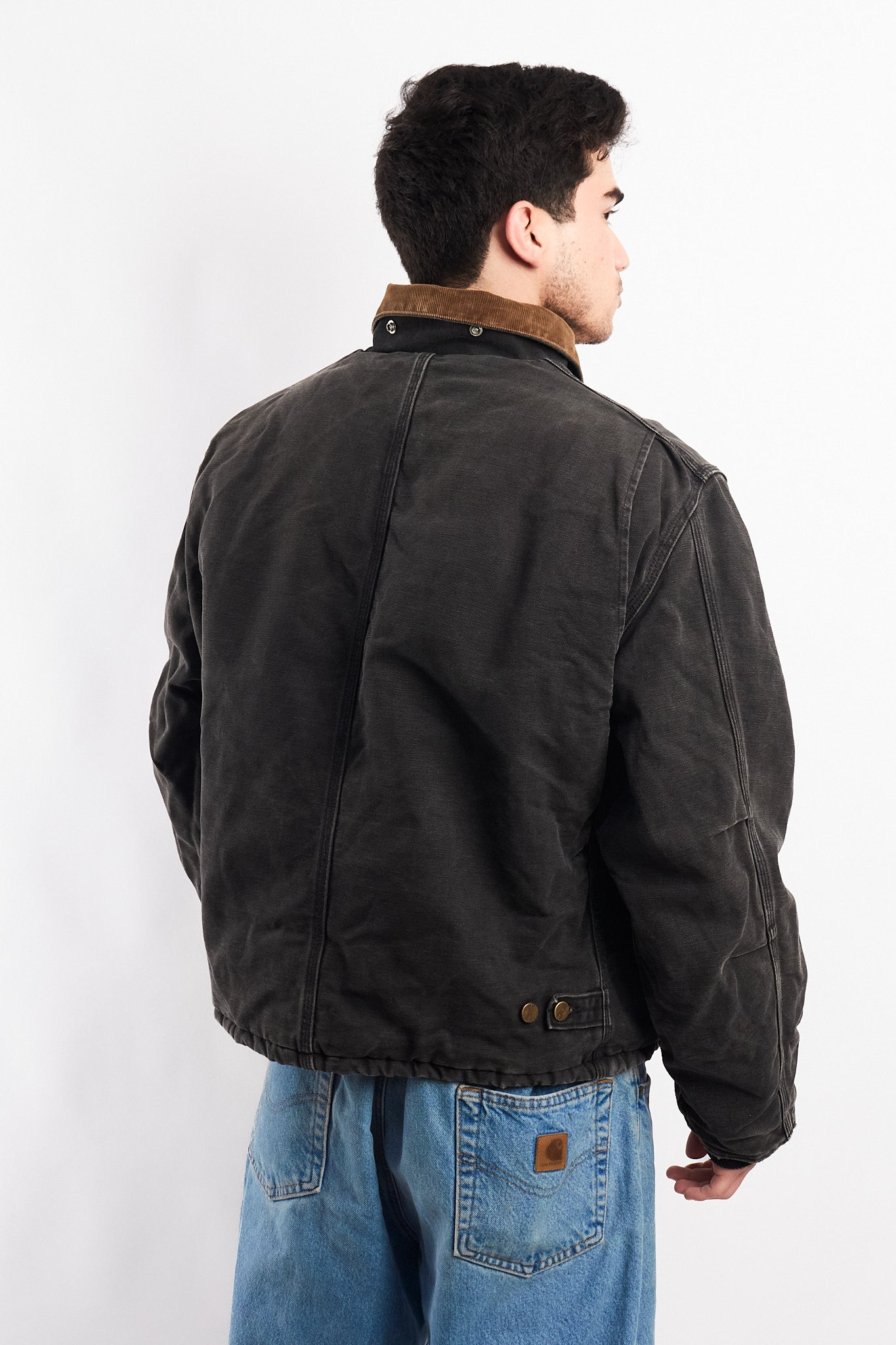 Vintage Carhartt Quilted Graphite Artic Jacket (M)