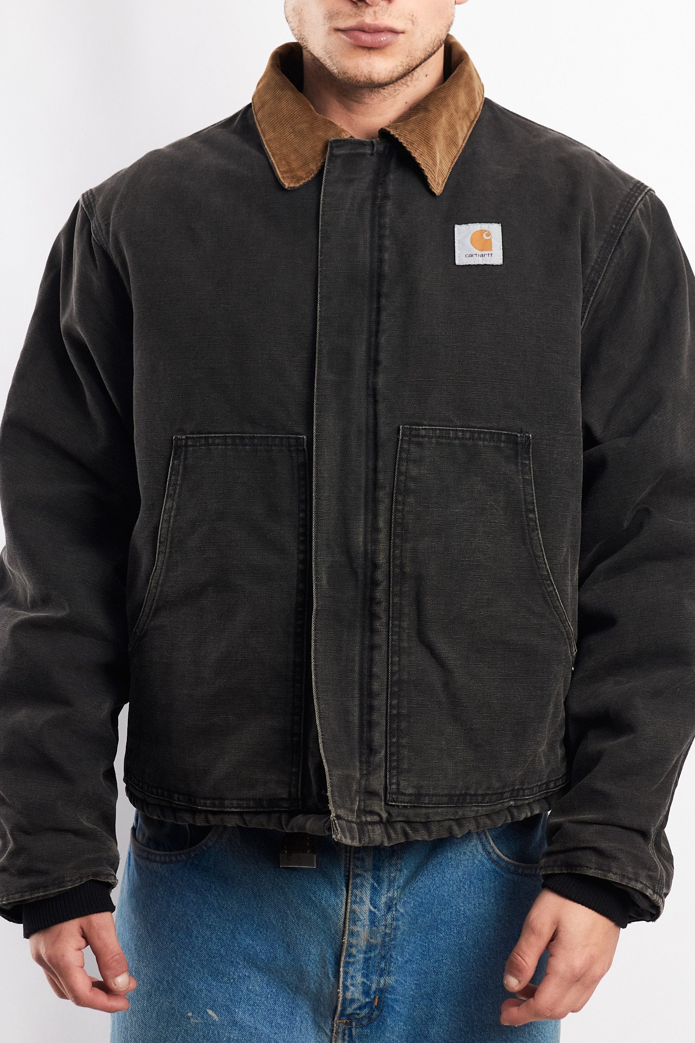 Vintage Carhartt Quilted Graphite Artic Jacket (M)