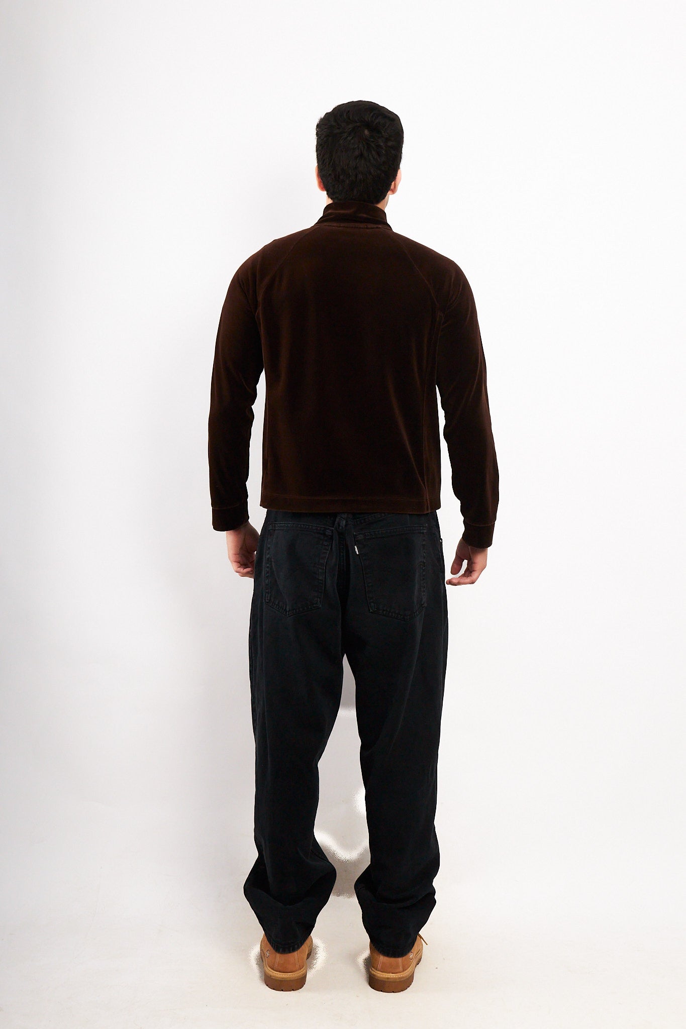 2000 Ralph Lauren Velvet Coffee Jacket (M/L)