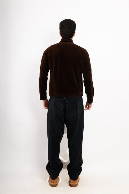 2000 Ralph Lauren Velvet Coffee Jacket (M/L)