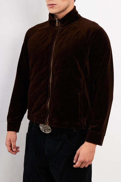 2000 Ralph Lauren Velvet Coffee Jacket (M/L)