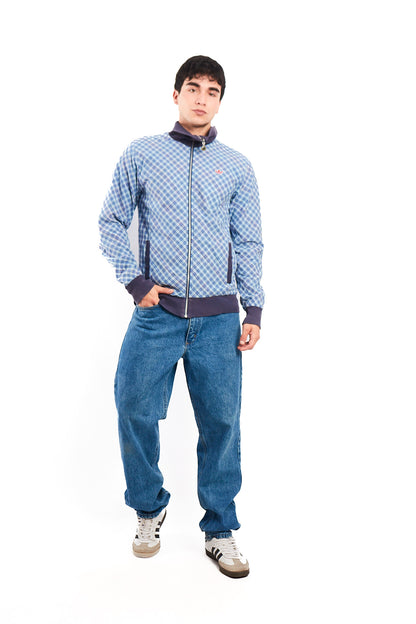 2008 Vintage Adidas Reversible Plaid Jacket (S/M)