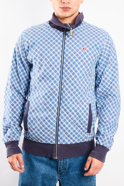 2008 Vintage Adidas Reversible Plaid Jacket (S/M)