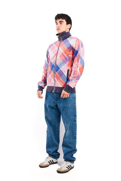 2008 Vintage Adidas Reversible Plaid Jacket (S/M)
