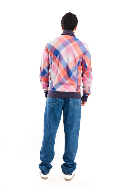 2008 Vintage Adidas Reversible Plaid Jacket (S/M)