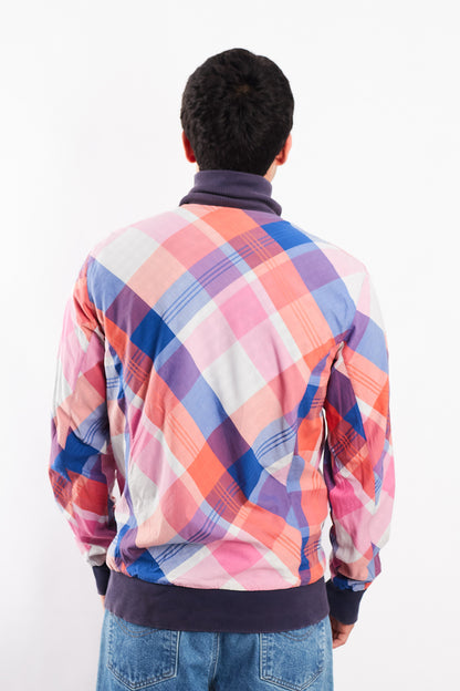 2008 Vintage Adidas Reversible Plaid Jacket (S/M)