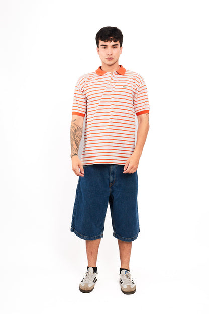 2000 Lacoste Striped Polo Shirt (M/L)