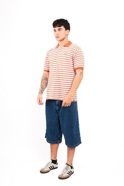 2000 Lacoste Striped Polo Shirt (M/L)