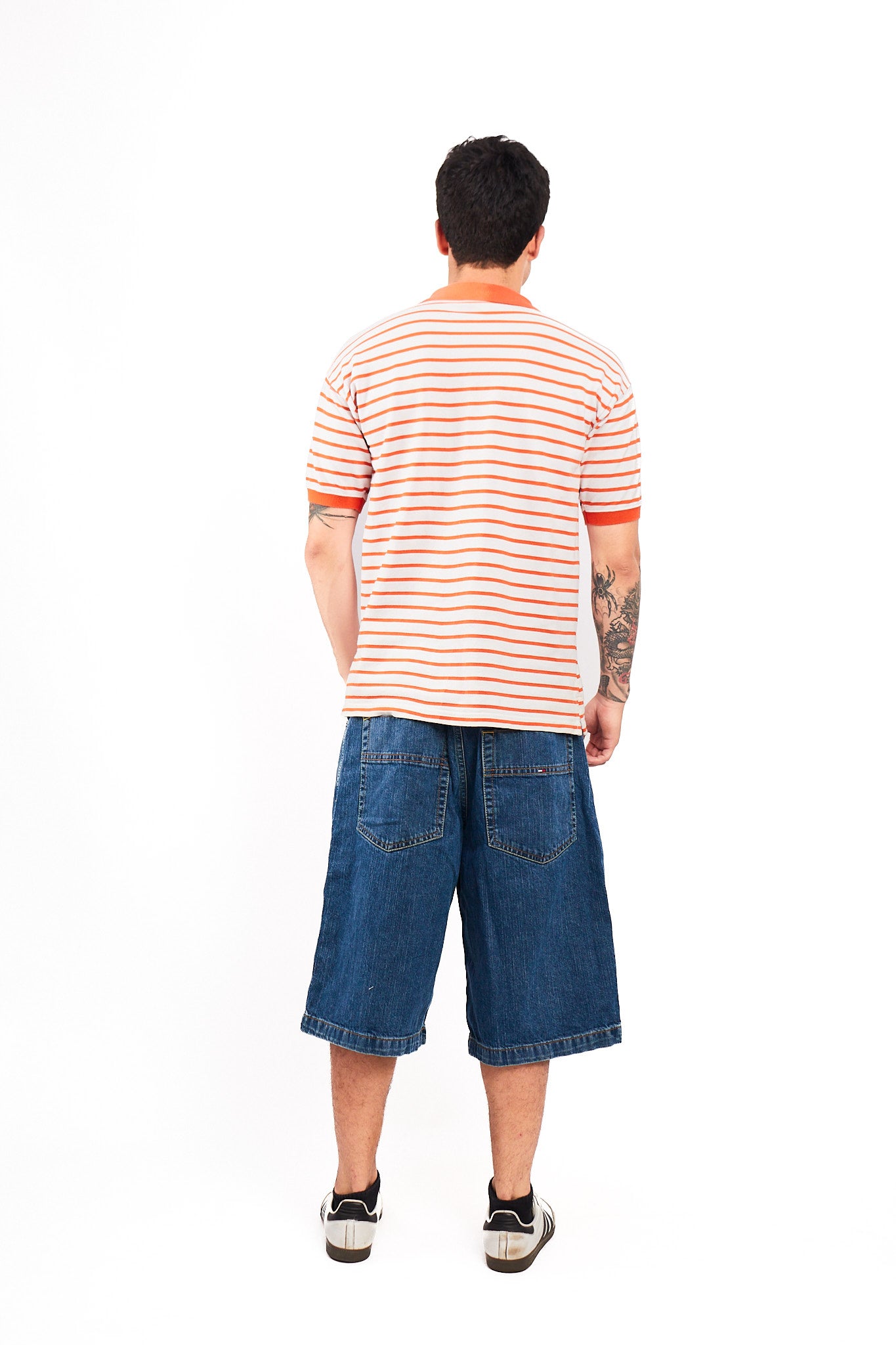 2000 Lacoste Striped Polo Shirt (M/L)