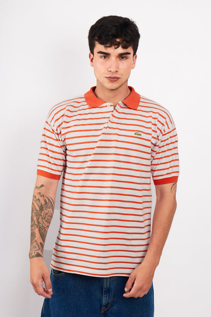 2000 Lacoste Striped Polo Shirt (M/L)