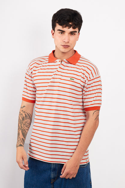 2000 Lacoste Striped Polo Shirt (M/L)