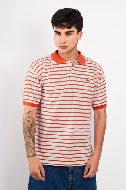 2000 Lacoste Striped Polo Shirt (M/L)