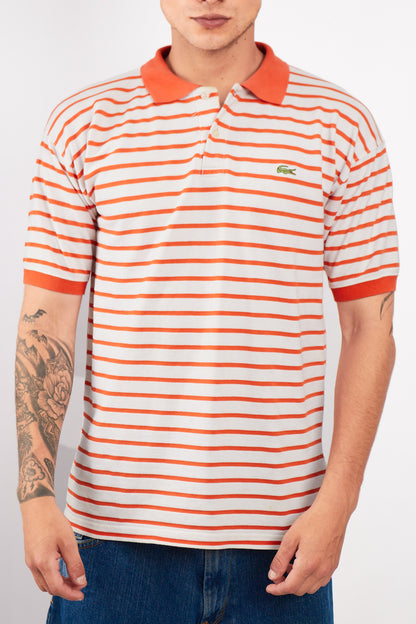2000 Lacoste Striped Polo Shirt (M/L)