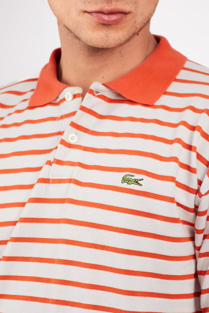 2000 Lacoste Striped Polo Shirt (M/L)