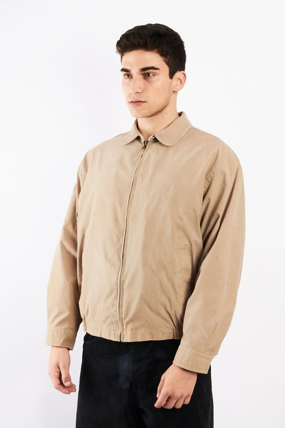 2000 Vintage Yves Saint Laurent Plaid Harrington (M)