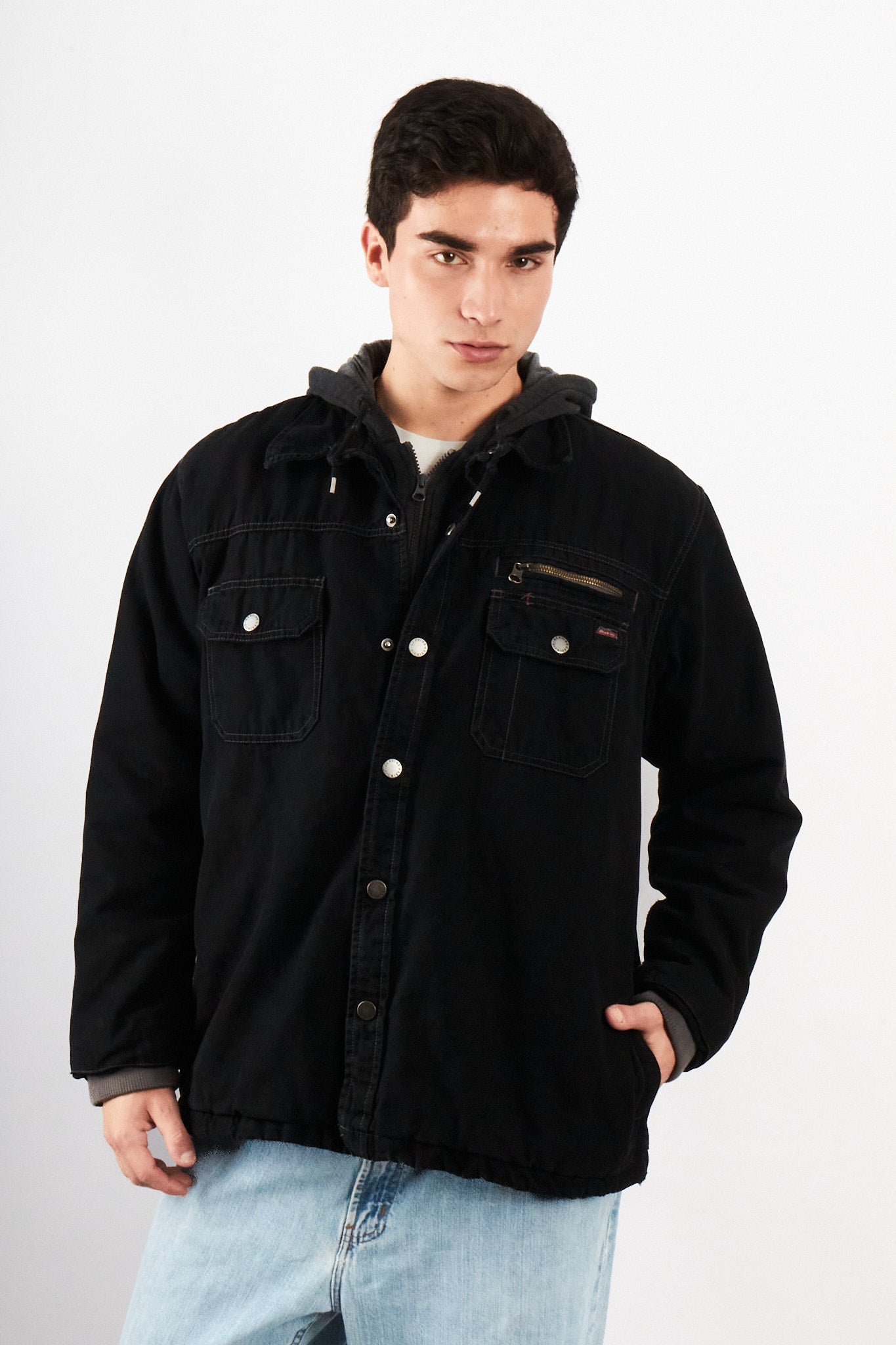 2000 Vintage Dickies Double Layer Hooded Jacket (M/L)