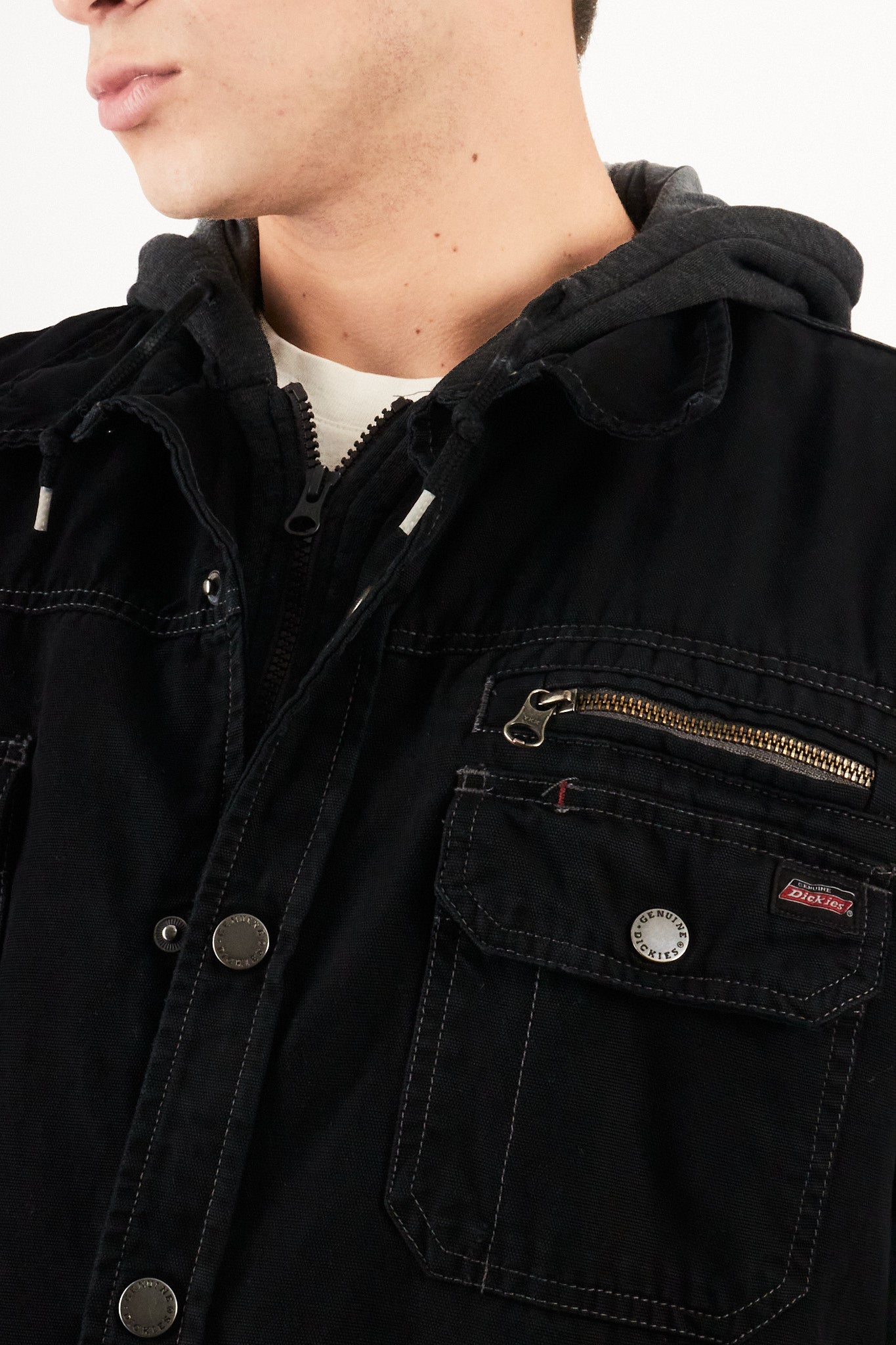 2000 Vintage Dickies Double Layer Hooded Jacket (M/L)