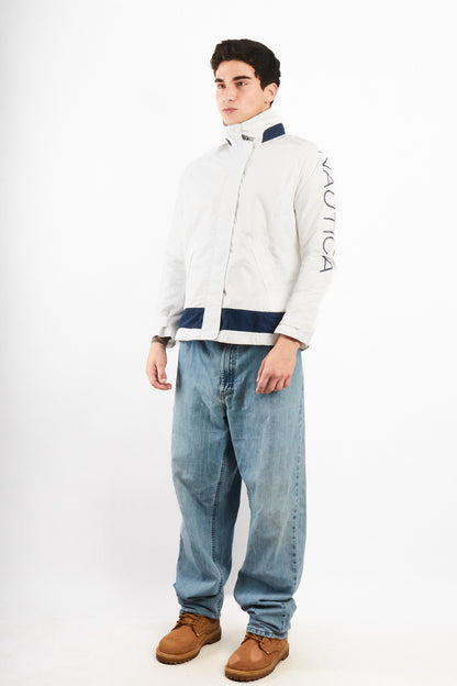 2000 Vintage Nautica Impermeable Spellout Jacket (S/M)