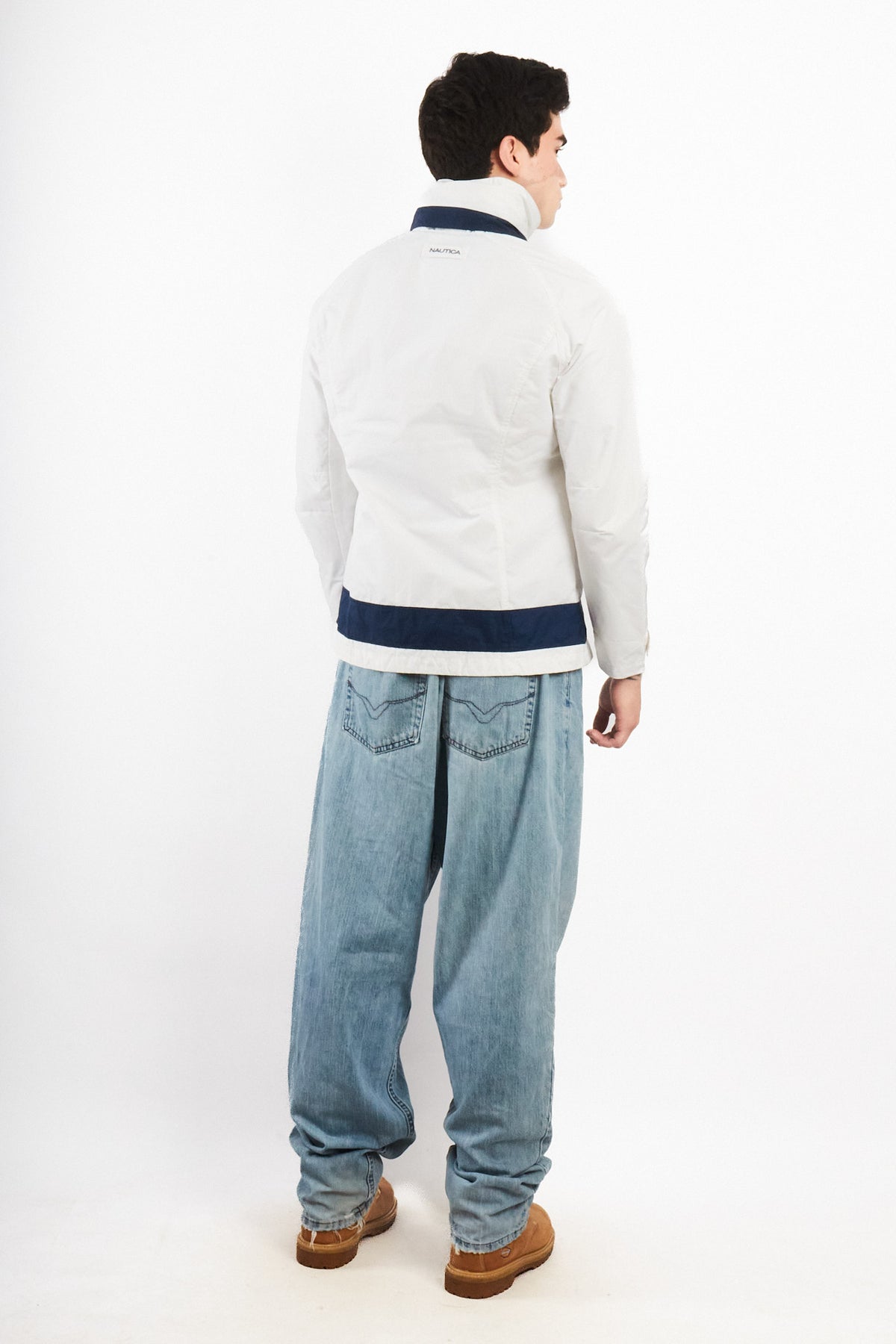 2000 Vintage Nautica Impermeable Spellout Jacket (S/M)