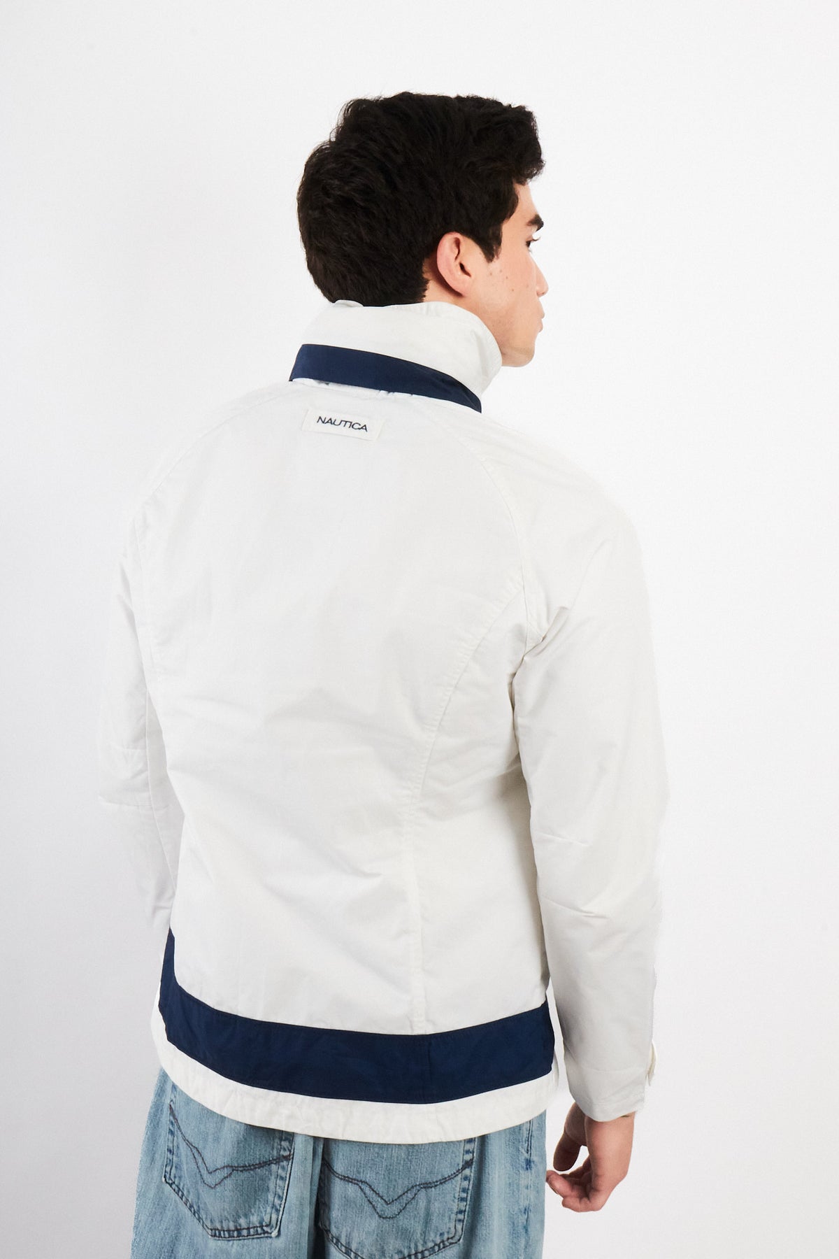 2000 Vintage Nautica Impermeable Spellout Jacket (S/M)