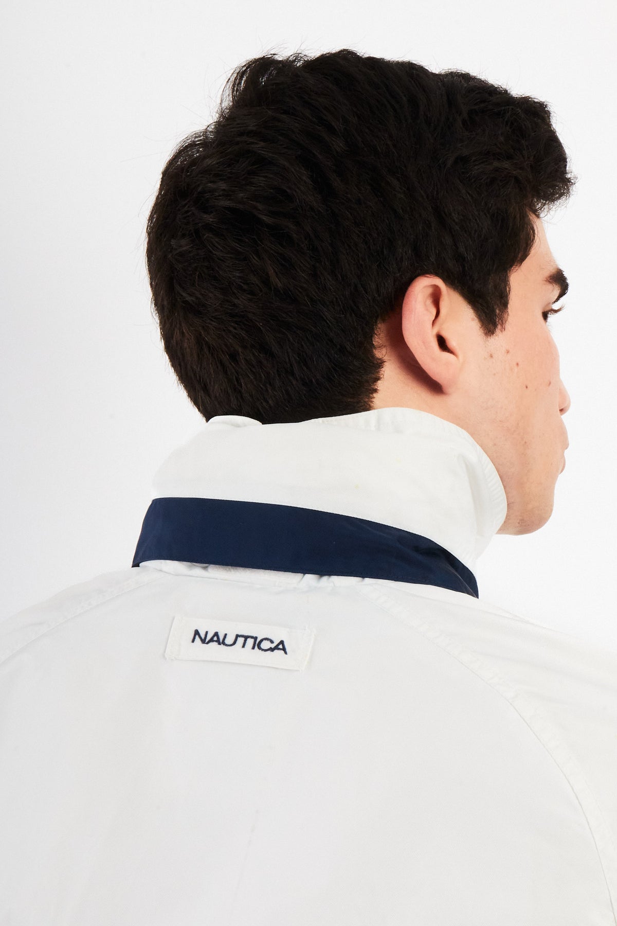 2000 Vintage Nautica Impermeable Spellout Jacket (S/M)