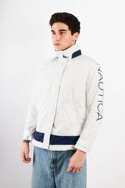 2000 Vintage Nautica Impermeable Spellout Jacket (S/M)