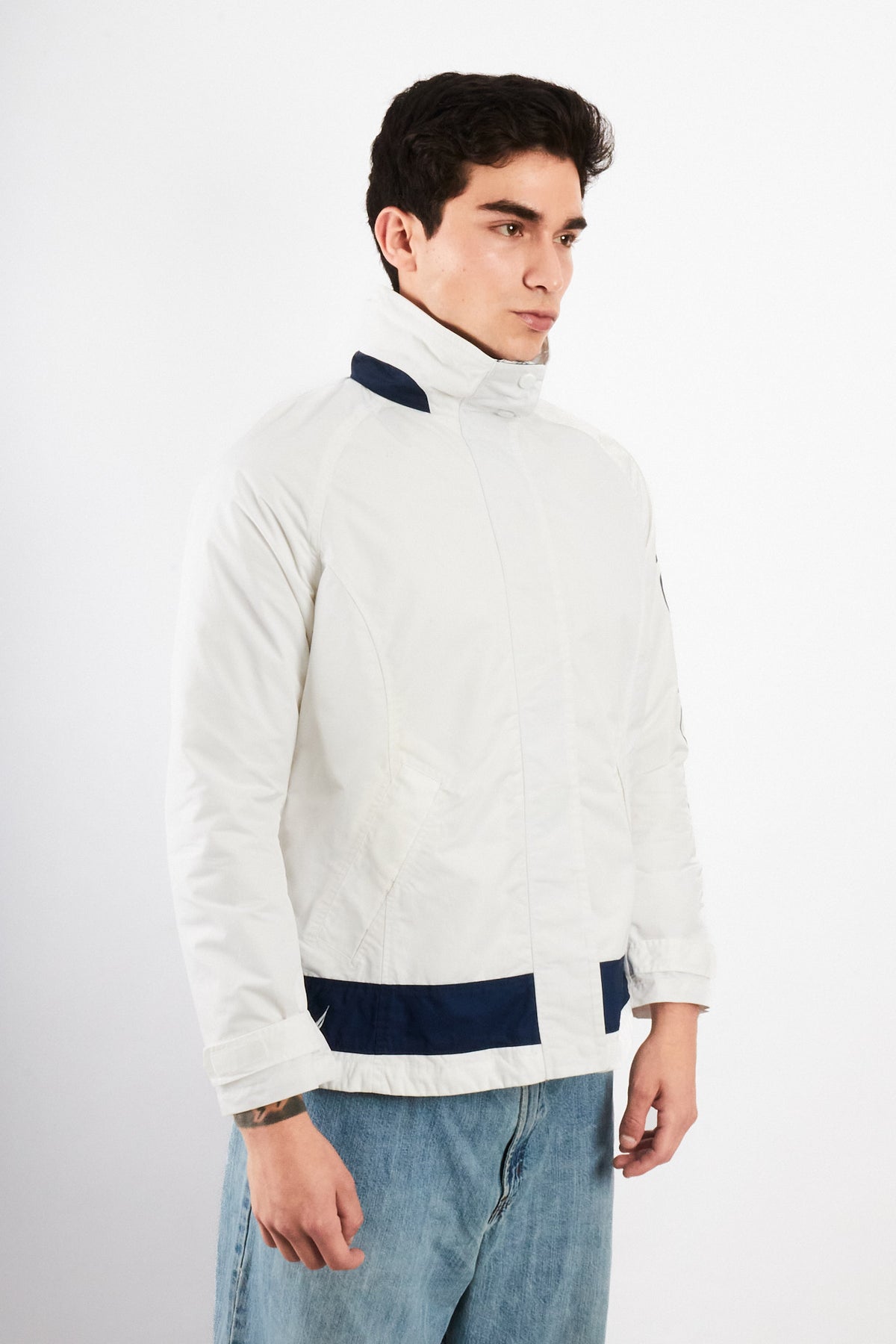 2000 Vintage Nautica Impermeable Spellout Jacket (S/M)