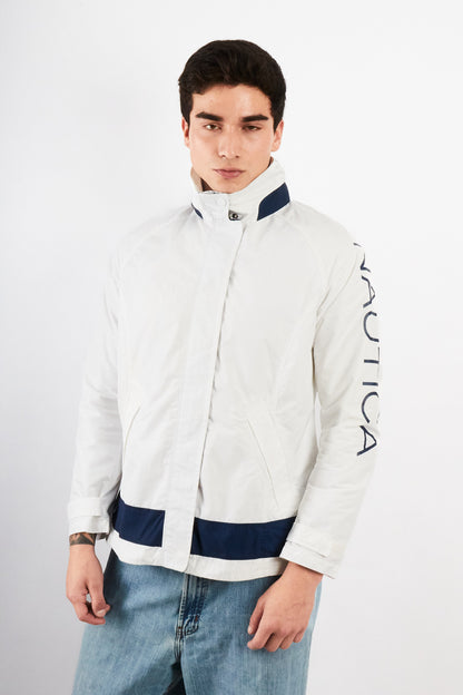 2000 Vintage Nautica Impermeable Spellout Jacket (S/M)