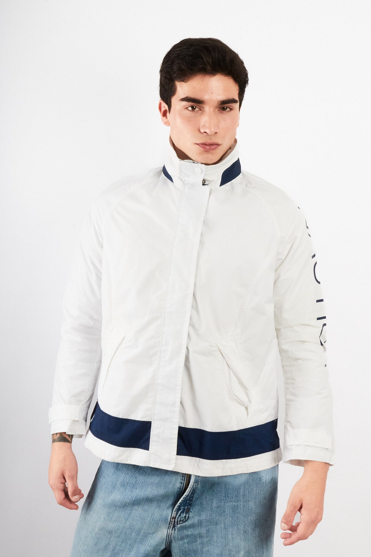 2000 Vintage Nautica Impermeable Spellout Jacket (S/M)