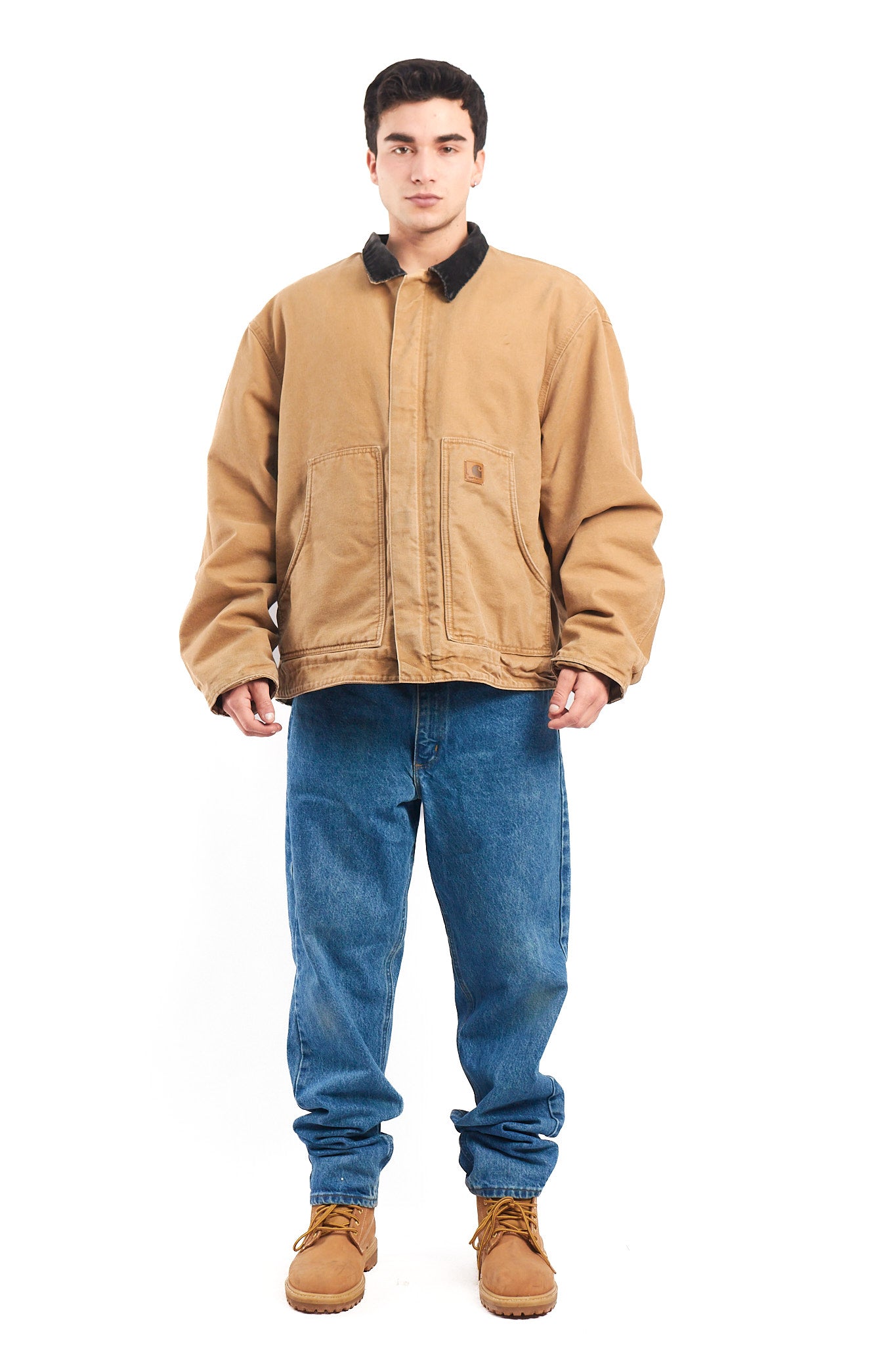 Vintage Carhartt Quilted Camel Artic Jacket (XL/XXL)