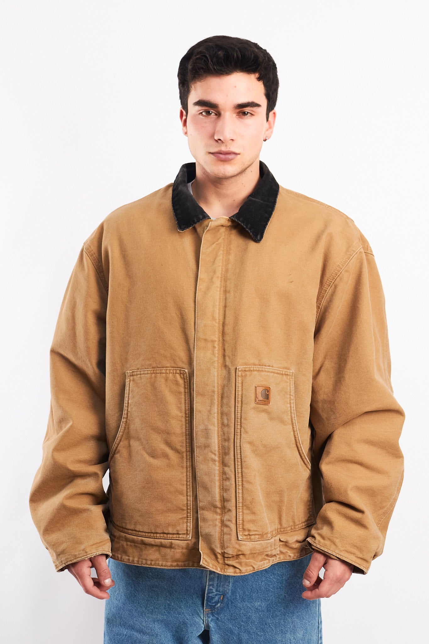 Vintage Carhartt Quilted Camel Artic Jacket (XL/XXL)