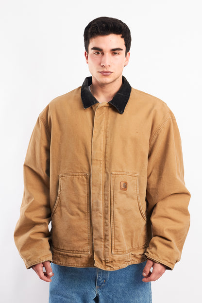Vintage Carhartt Quilted Camel Artic Jacket (XL/XXL)