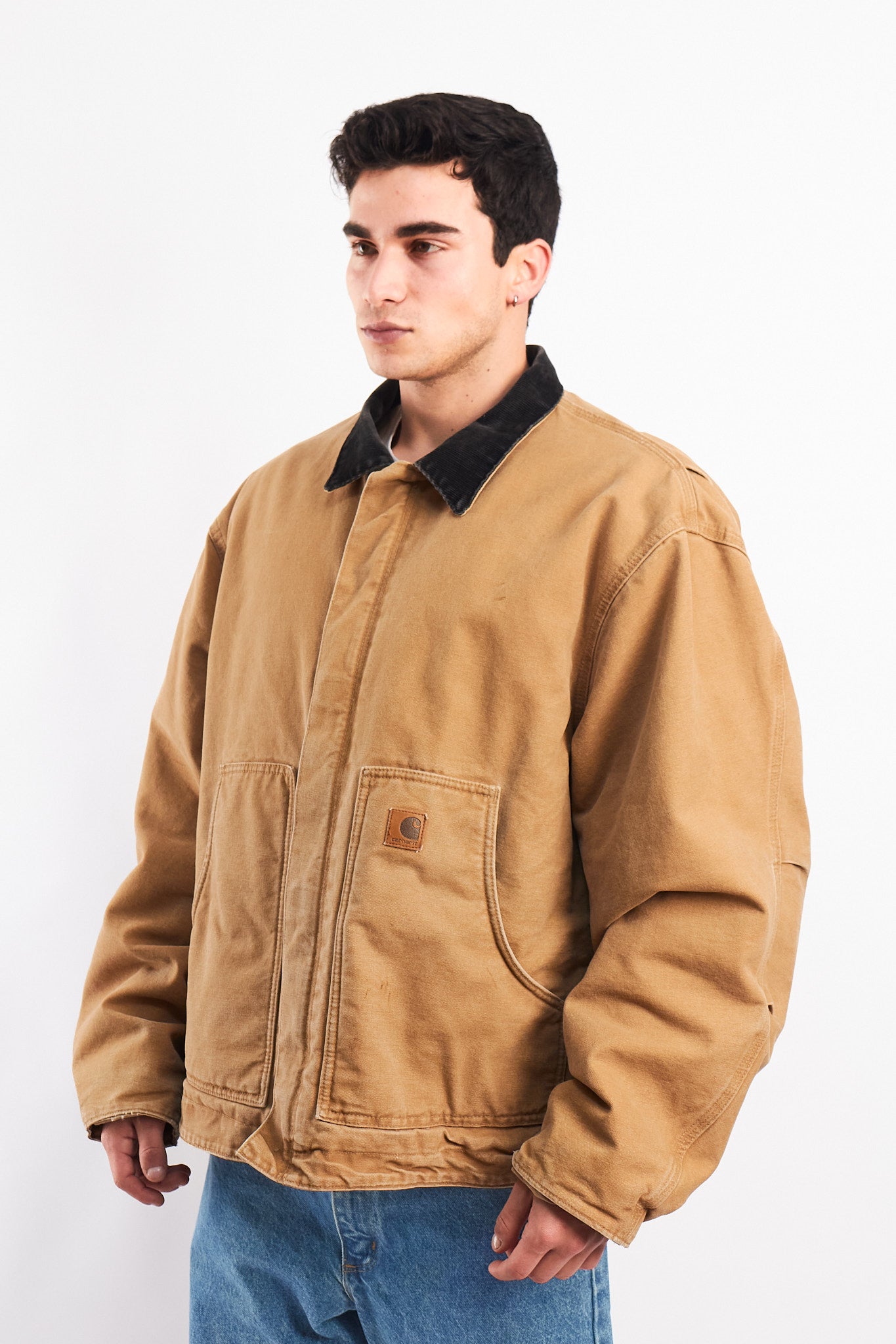 Vintage Carhartt Quilted Camel Artic Jacket (XL/XXL)