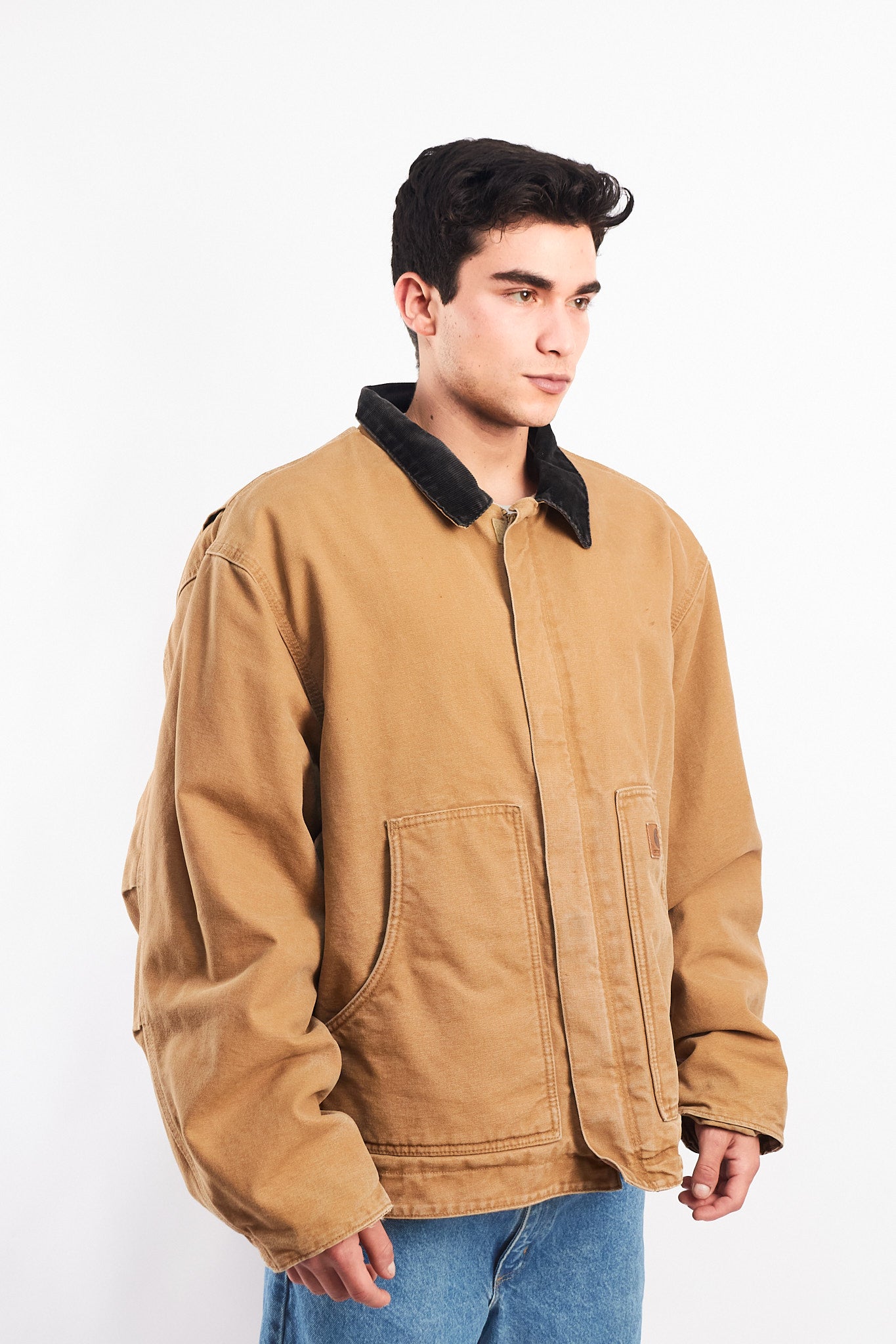 Vintage Carhartt Quilted Camel Artic Jacket (XL/XXL)